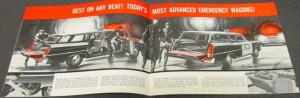 1957 Plymouth Dealer Sales Brochure Police Cars Sedan Wagon 2 X 4 Rare