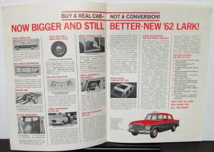 1962 Studebaker Dealer Sales Brochure Taxi Cab Models Lark Rare