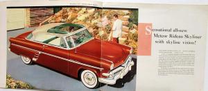 1954 Mercury Meteor Rideau Skyliner Canadian Dealer Sales Brochure Original