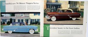 1954 Mercury Meteor Rideau Skyliner Canadian Dealer Sales Brochure Original