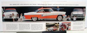 1956 Mercury Montclair Monterey Custom Sales Brochure Folder Large Poster