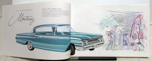 1960 Mercury Monterey Montclair Park Lane Wagon Prestige Sale Brochure Oversized