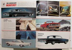 1963 Mercury Comet Meteor Monterey Oversized Sales Brochure Glossy Paper