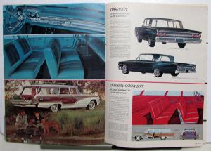 1963 Mercury Comet Meteor Monterey Oversized Sales Brochure Glossy Paper