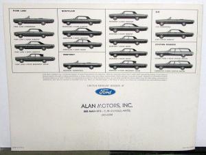 1966 Mercury Park Lane Montclair Monterey S-55 Wagons Sales Brochure XL Original