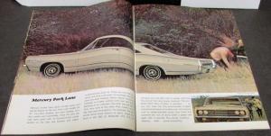 1967 Mercury Full Line Canadian Sales Brochure Oversized Original