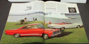 1967 Mercury Full Line Canadian Sales Brochure Oversized Original