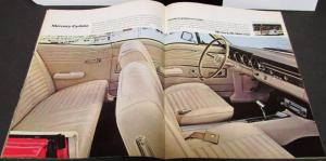 1967 Mercury Full Line Canadian Sales Brochure Oversized Original