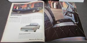 1967 Mercury Full Line Canadian Sales Brochure Oversized Original