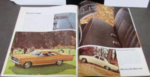 1967 Mercury Full Line Canadian Sales Brochure Oversized Original