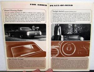 1966 Cadillac Accessories Cruise Level Control Eldorado Horn Sales Brochure Orig