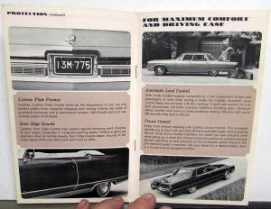 1966 Cadillac Accessories Cruise Level Control Eldorado Horn Sales Brochure Orig