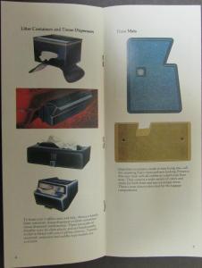 1976 Cadillac Accessories Catalog Color Sales Brochure Original