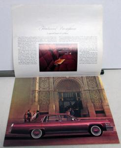 1978 Cadillac Fleetwood deVille Eldorado Biarritz Seville Sales Brochure Orig