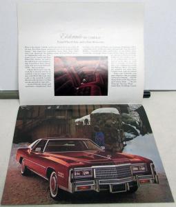 1978 Cadillac Fleetwood deVille Eldorado Biarritz Seville Sales Brochure Orig