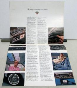 1978 Cadillac Fleetwood deVille Eldorado Biarritz Seville Sales Brochure Orig