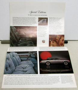 1978 Cadillac Fleetwood deVille Eldorado Biarritz Seville Sales Brochure Orig