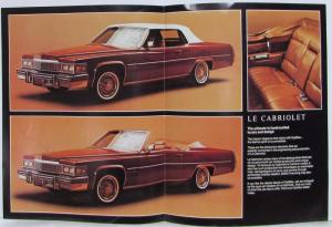 1978 Cadillac Le Cabriolet Convertible by Hess & Eisenhardt Sales Brochure Orig