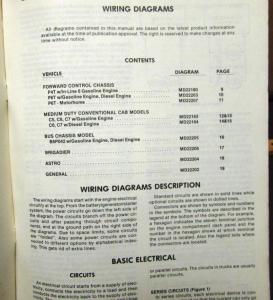 1984 GMC Electrical Wiring Diagram Dealer Manual Medium & Heavy Duty Trucks