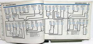 1988 Ford Mercury Dealer Electrical & Vacuum Diagram Manual T-Bird Cougar