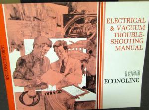 1980 Ford Dealer Electrical & Vacuum Diagram Service Manual Econoline Van