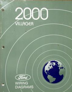 2000 Mercury Dealer Electrical Wiring Diagram Service Manual Villager