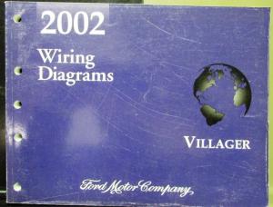 2002 Mercury Dealer Electrical Wiring Diagram Service Manual Villager