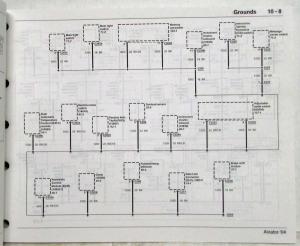 2004 Lincoln Electrical Wiring Diagram Service Manual Aviator