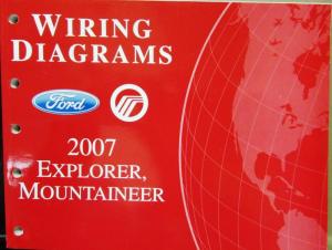 2007 Ford Mercury Dealer Electrical Wiring Diagram Manual Explorer Mountaineer