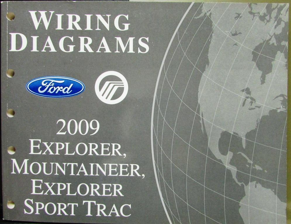 2009 Ford Mercury Electrical Wiring Diagram Explorer Mountaineer Sport Trac