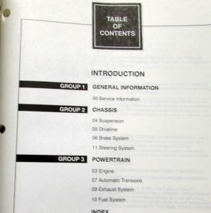 1998 Lincoln Continental Volume 1 & 2 Service Shop Repair Manual Original