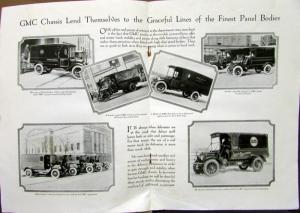 1919 1920 GMC Delivery Truck Sales Brochure Catalog Model K 16 Original