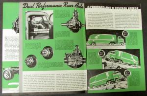 1937 1938 GMC Truck Model F16 & F16H One & Half & Two Ton Orig Sales Brochure