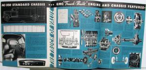 1939 GMC Truck Series 350 2 Ton Model AC & AF Sales Brochure Folder Original