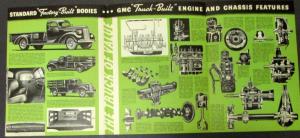 1939 1940 GMC Truck Model AC 150 3 Quarter Ton Range Green Sales Brochure Folder