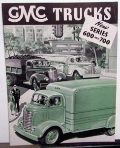 1947 GMC Truck Series 600 & 700 Models Sales Brochure Original Printed 4 47