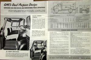 1955 GMC Gas Truck F 370 & FM 370 & F 370 8 & FM 370 8 Sales Brochure Folder