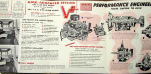 1958 GMC Truck 250 & 250 8 Series Pickup Stake Panel Sales Brochure Folder