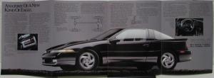 1990 Eagle Talon TSi By Jeep Color Sales Brochure Folder Original