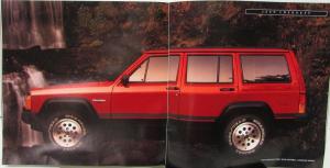 1994 Jeep Book Wrangler Cherokee & Grand Cherokee Color Sales Brochure Cat Orig